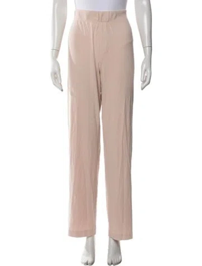 Pre-owned Éterne Straight Leg Pants In Neutrals/pink
