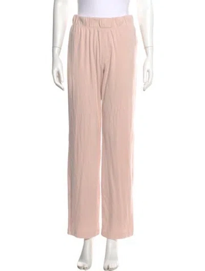 Pre-owned Éterne Straight Leg Pants In Pink