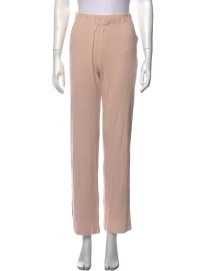 Pre-owned Éterne Straight Leg Pants In Pink