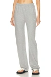 Éterne Classic French Terry Cinched-cuff Sweatpants In Heather Grey