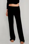 Shop Éterne Straight Leg Sweatpant In Black