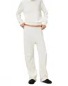 Éterne Straight Leg Sweatpant In Cream In Neutral