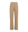 Éterne Embroidered Cotton And Modal-blend Jersey Sweatpants In Neutral