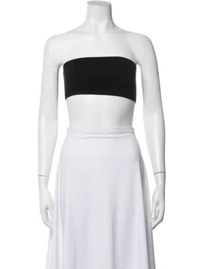 Pre-owned Éterne Strapless Crop Top W/ Tags In White