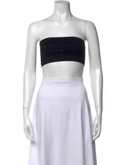 Pre-owned Éterne Strapless Crop Top W/ Tags In White