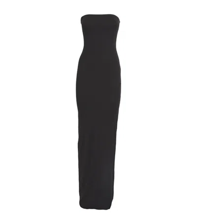 Éterne Eterne Tube Maxi Dress In Black