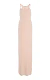 Éterne Stretch Cotton-modal Maxi Tank Dress In Pink