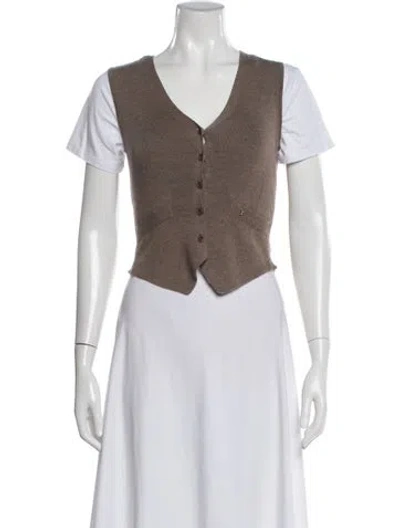 Pre-owned Éterne Sweater In Brown