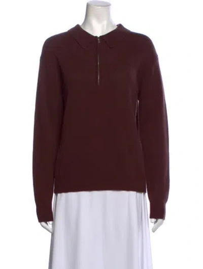 Pre-owned Éterne Sweater In Burgundy