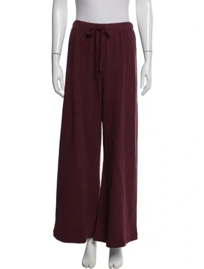 Pre-owned Éterne Sweatpants W/ Tags In Burgundy