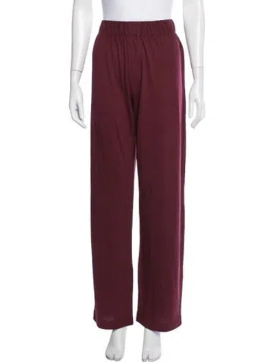 Pre-owned Éterne Sweatpants W/ Tags In Burgundy