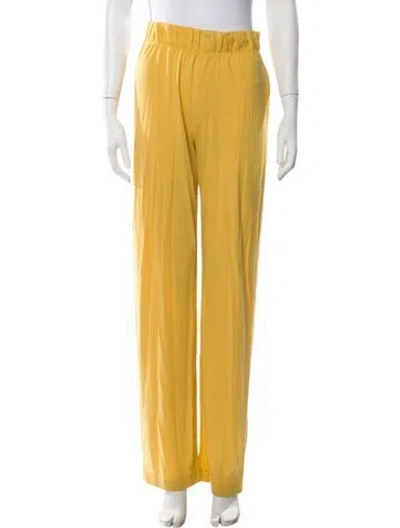 Pre-owned Éterne Sweatpants In Yellow