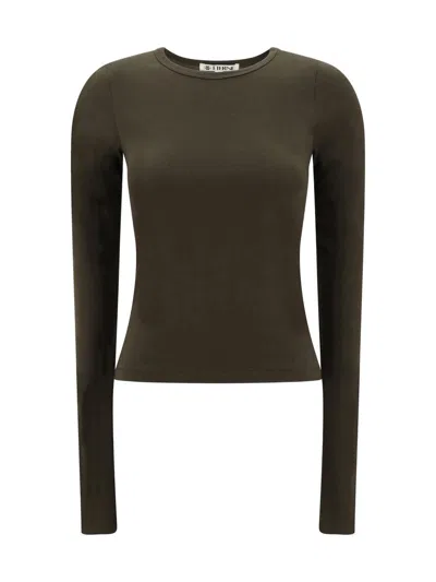 Éterne Long-sleeve Top In Brown