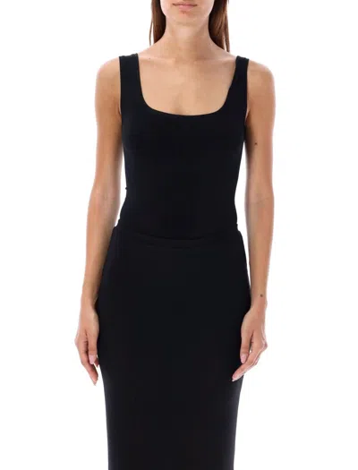 Éterne Eterne Tank Bodysuit In Black