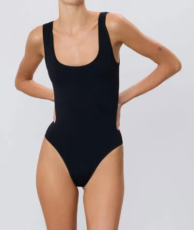 Éterne Tank Bodysuit In Black
