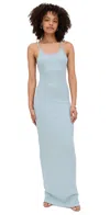 Éterne Tank Maxi Dress Dusty Blue In Blue