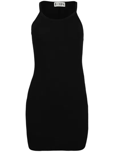 Éterne Tank Mini Dress In Black