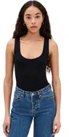 Éterne Sleeveless Bodysuit In Black