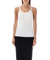 Éterne Eterne Rib Tank Top In White
