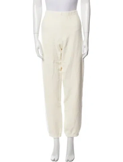 Pre-owned Éterne Terry Cloth Sweatpants In Neutral