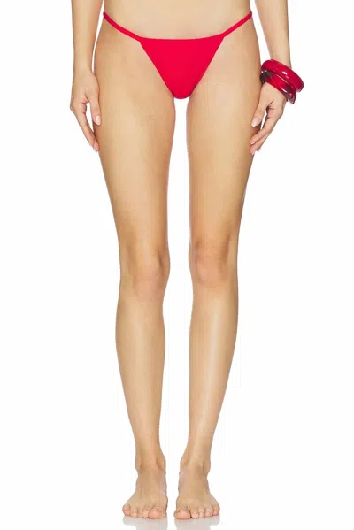 Éterne Thea Bikini Bottom In Rouge In Red