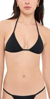 Éterne Exclusive Thea Triangle String Bikini Top In Black
