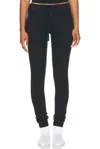 Éterne Thermal Drawstring Pant In Black