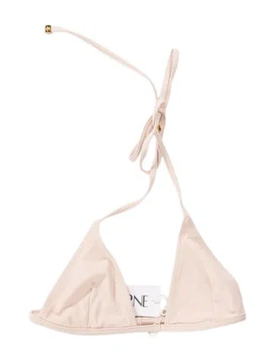 Pre-owned Éterne Top In Pink