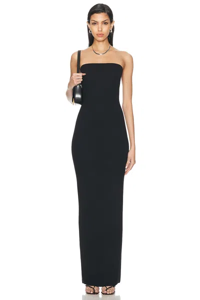 Éterne Eterne Tube Maxi Dress In Black