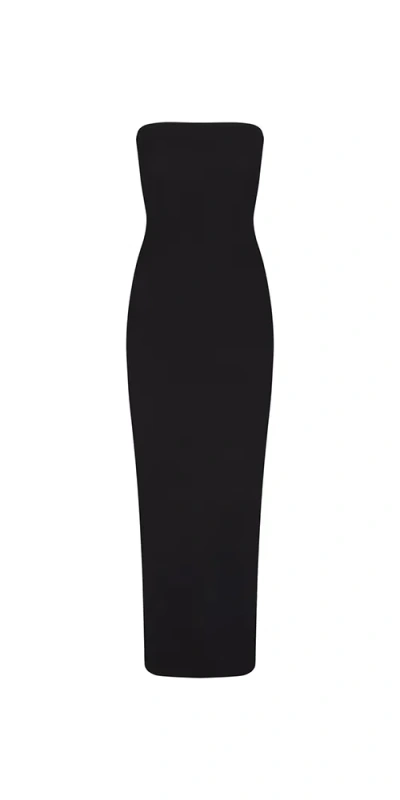 Éterne Eterne Tube Maxi Dress In Black