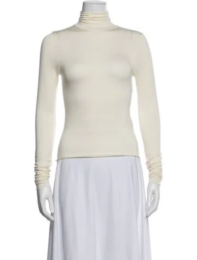Pre-owned Éterne Turtleneck Long Sleeve Top In Multi
