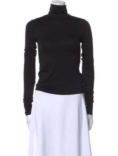 Pre-owned Éterne Turtleneck Long Sleeve Top W/ Tags In Black