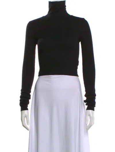Pre-owned Éterne Turtleneck Sweater In Black
