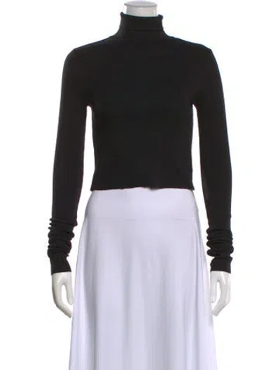 Pre-owned Éterne Turtleneck Sweater In Black