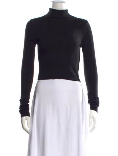 Pre-owned Éterne Turtleneck Sweater In Black
