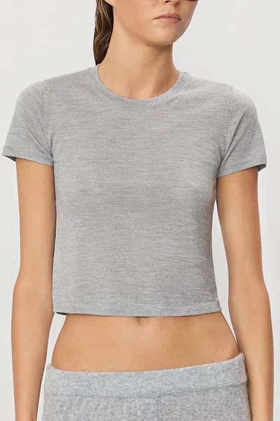 Éterne Van Top In Heather Grey In Gray