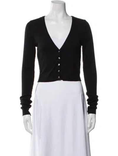 Pre-owned Éterne V-neck Sweater In Gray