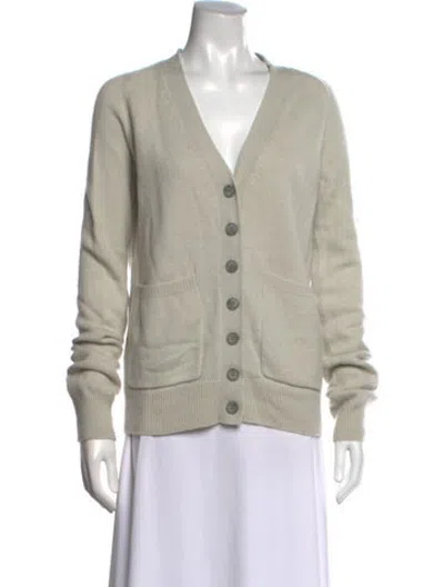 Pre-owned Éterne V-neck Sweater In Neutrals