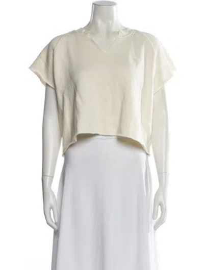 Pre-owned Éterne V-neck Sweater W/ Tags In Neutral