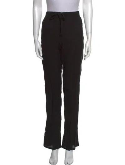 Pre-owned Éterne Wide Leg Pants In Black