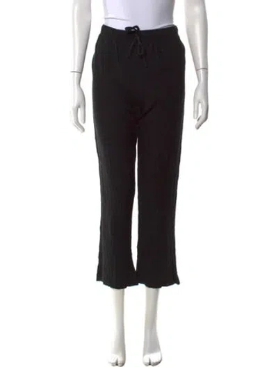 Pre-owned Éterne Wide Leg Pants In Black