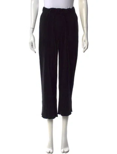 Pre-owned Éterne Wide Leg Pants In Black