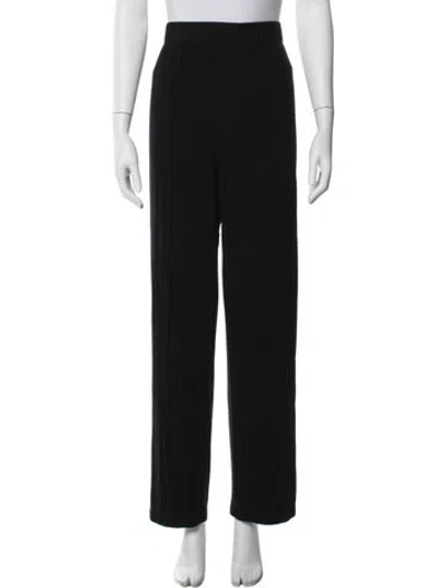 Pre-owned Éterne Wide Leg Pants In Black