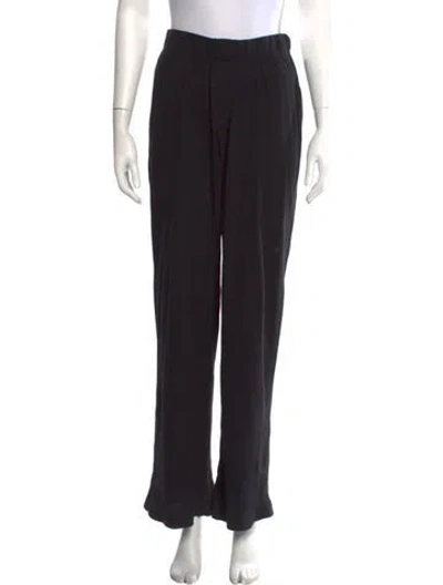 Pre-owned Éterne Wide Leg Pants In Black