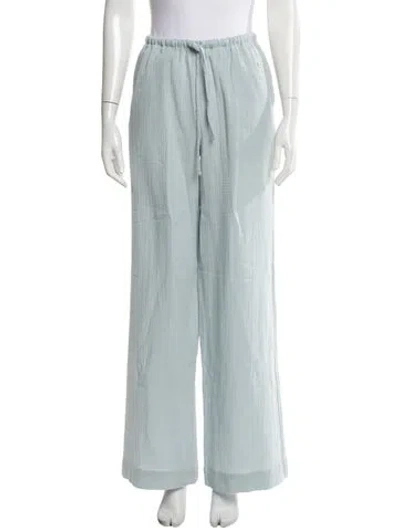 Pre-owned Éterne Wide Leg Pants In Blue