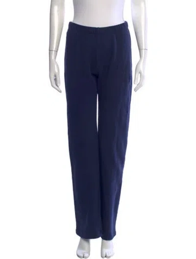 Pre-owned Éterne Wide Leg Pants In Blue
