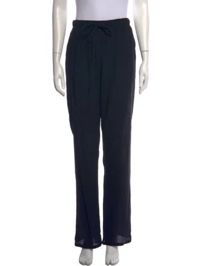 Pre-owned Éterne Wide Leg Pants In Blue
