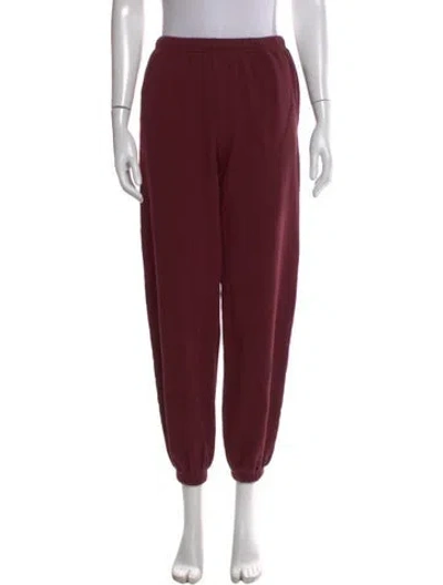 Pre-owned Éterne Wide Leg Pants In Burgundy