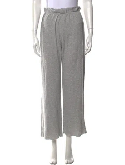 Pre-owned Éterne Wide Leg Pants In Gray