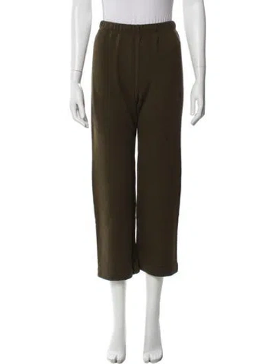 Pre-owned Éterne Wide Leg Pants In Green